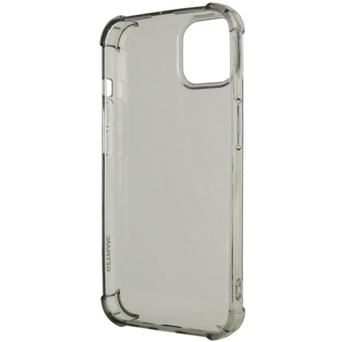 TPU чохол GETMAN Ease logo посилені кути для Apple iPhone 14 (6.1") Сірий (прозорий)