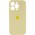 Чохол Silicone Case Full Camera Protective (AA) для Apple iPhone 14 Pro Max (6.7") Жовтий / Mellow Yellow