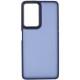 Чохол TPU+PC Lyon Frosted для Oppo A96 Navy Blue