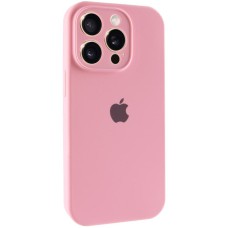 Чохол Silicone Case Full Camera Protective (AA) для Apple iPhone 14 Pro Max (6.7") Рожевий / Light pink