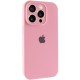 Чохол Silicone Case Full Camera Protective (AA) для Apple iPhone 14 Pro Max (6.7") Рожевий / Light pink