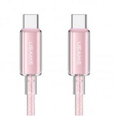 Дата кабель USAMS US-SJ660 Type-C to Type-C PD100W Cloud Series (1.2m)