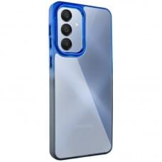 Чохол TPU+PC Fresh sip series для Samsung Galaxy A35 Чорний / Синій