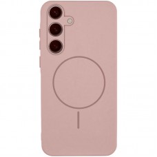 Чохол Silicone Cover Lakshmi Full Camera (AA) with MagFit для Samsung Galaxy S24 Рожевий / Pink Sand