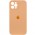 Чохол Silicone Case Full Camera Protective (AA) для Apple iPhone 12 Pro (6.1") Помаранчевий / Cantaloupe