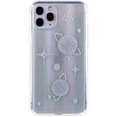 TPU+Glass чохол Aurora Space для Apple iPhone 11 Pro (5.8") Планети
