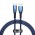 Дата кабель Baseus Glimmer Series Fast Charging Data Cable USB to Type-C 100W 1m (CADH00040) Blue