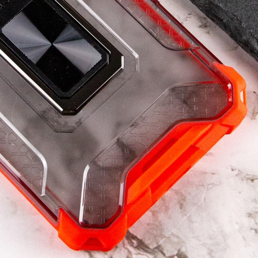 Ударостійкий чохол Transformer CrystalRing для Apple iPhone 12 Pro (6.1") Червоний