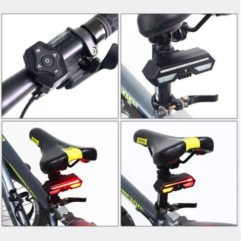 Трекер GPS велосипедний V03B Bike Tacker+Auto Tail Light 2in1 SIM (4GLTE+3GWCDMA+2GGSM) 140/2400mAh Black