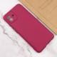 Чохол TPU GETMAN Liquid Silk Full Camera для Samsung Galaxy A05 Бордовий / Marsala