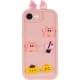 Чохол TPU Toys Case with Ears для Apple iPhone 16e (6.1") Light Pink
