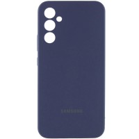 Чохол Silicone Cover Lakshmi Full Camera (AA) with logo для Samsung Galaxy A56 5G Синій / Midnight blue