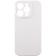 Чохол Silicone Case Full Camera Protective (AA) NO LOGO для Apple iPhone 16 Pro (6.3") Білий / White
