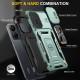 Ударостійкий чохол Camshield Army Ring для Xiaomi Redmi 13C / Poco C65 Зелений / Light Green