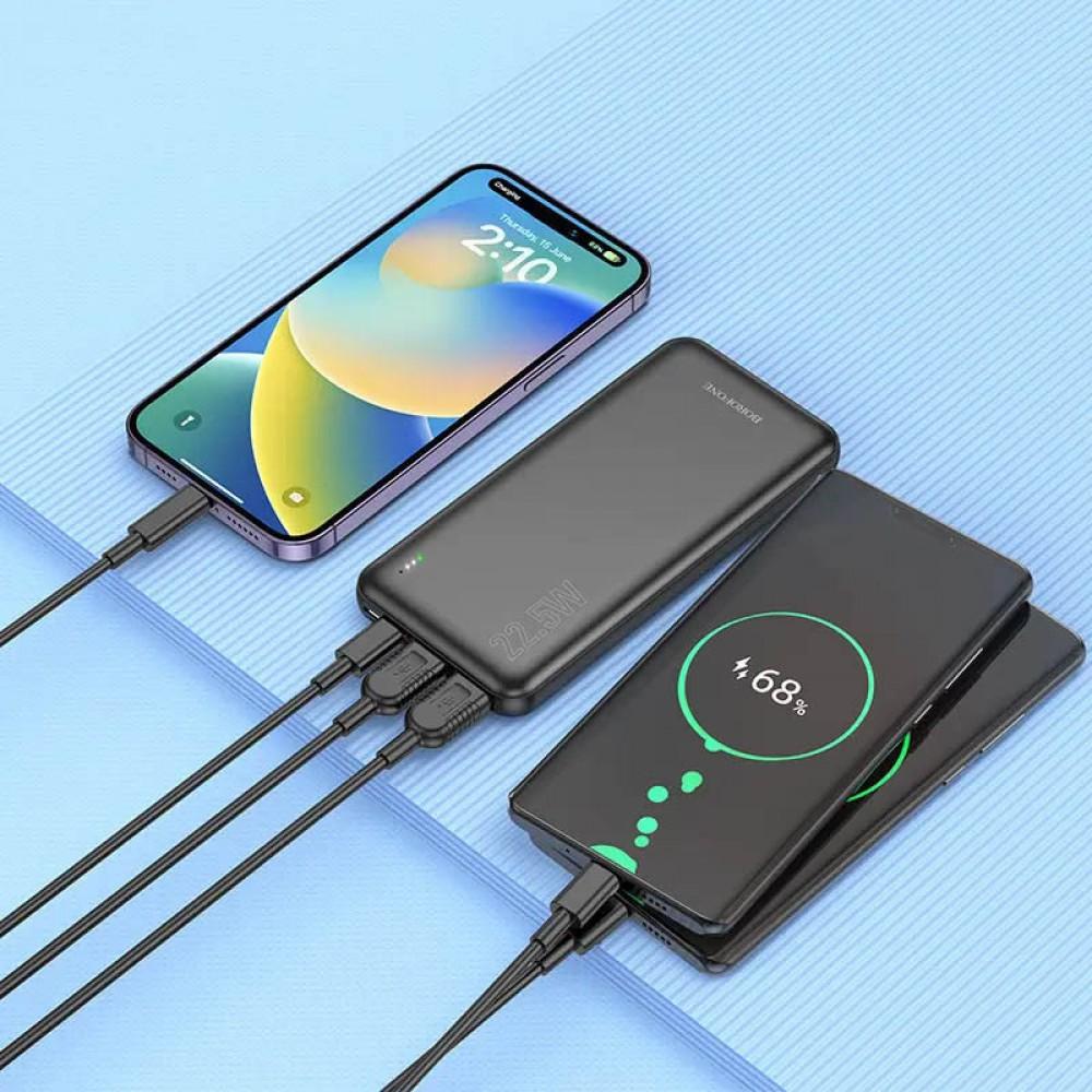 Портативний ЗП Power Bank Borofone BJ38 22.5W+PD20W 10000 mAh Black
