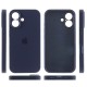 Чохол Silicone Case Full Camera Protective (AA) для Apple iPhone 16 (6.1") Темно-синій / Midnight blue