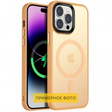 TPU+PC чехол Metal Buttons with MagSafe Colorful для Apple iPhone 16 Pro (6.3")