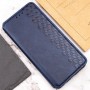 Шкіряний чохол книжка GETMAN Cubic (PU) для Xiaomi Redmi 12 Синій