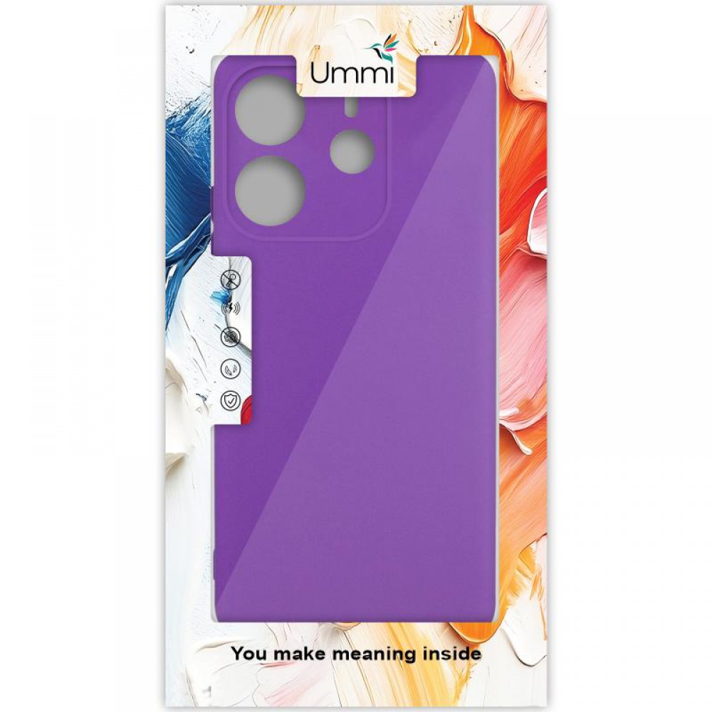 Чохол Silicone Cover Ummi Lakshmi Full Camera (AA) для Xiaomi Redmi 15 (EU) Фіолетовий / Purple