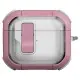 Футляр протиударний Locking Button для навушників Airpods 4 Pink