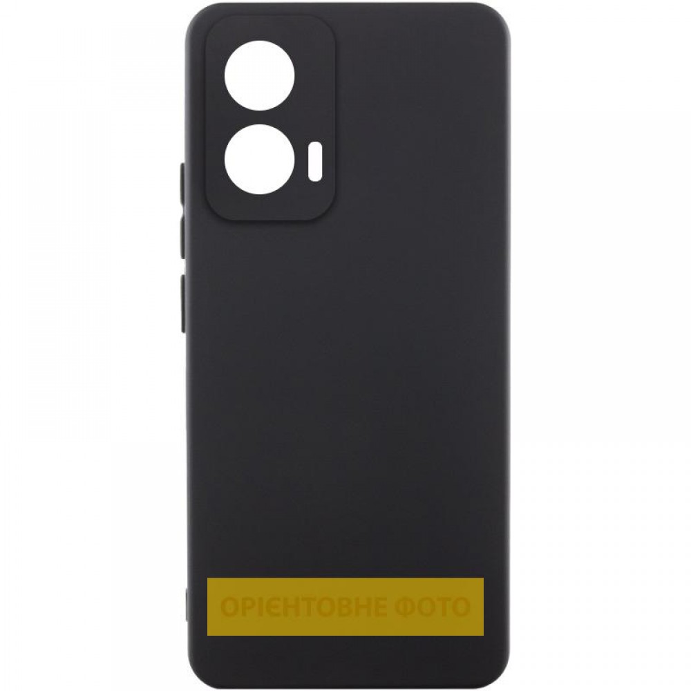 Чохол Silicone Cover Lakshmi Full Camera (AAA) для Xiaomi Poco M7 Pro 5G Чорний / Black