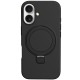 Чохол Silicone Case Full Protective NO LOGO with Ring для Apple iPhone 16 Plus (6.7") Black