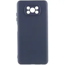Чохол Silicone Cover Ummi Lakshmi Full Camera (AA) для Xiaomi Poco X3 NFC / Poco X3 Pro Синій / Midnight Blue