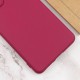 Чохол Silicone Cover Lakshmi Full Camera (A) для Motorola Moto G54 Бордовий / Marsala