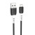 Дата кабель Hoco X82 Silicone USB to MicroUSB (1m) Black