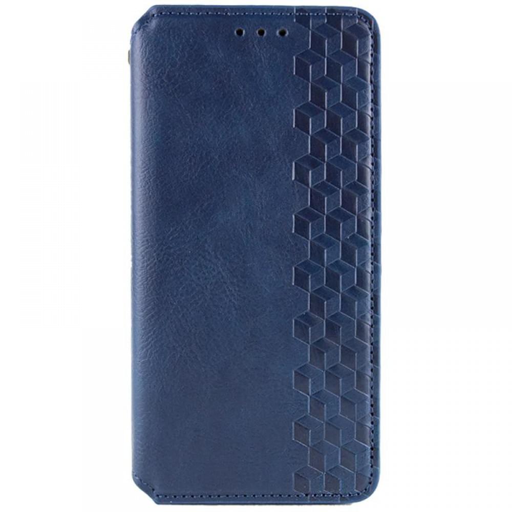 Шкіряний чохол-книжка GETMAN Cubic (PU) для Apple iPhone 11 (6.1") Синій