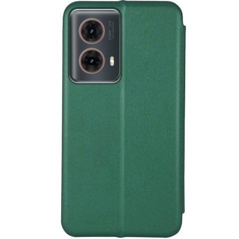 Шкіряний чохол-книжка Classy для Motorola Moto G85 Зелений