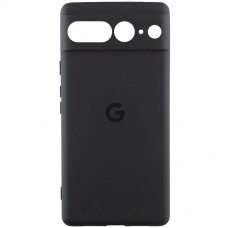 Чохол Silicone Cover Lakshmi Full Camera (AA) with logo для Google Pixel 7 Pro Чорний / Black