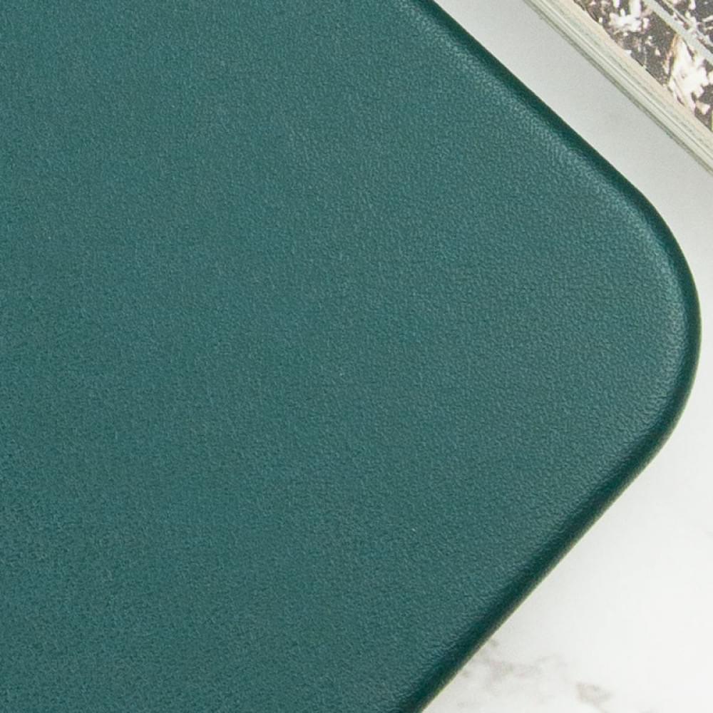 Шкіряний чохол Leather Case (AAA) with MagSafe and Animation для Apple iPhone 14 (6.1") Forest Green