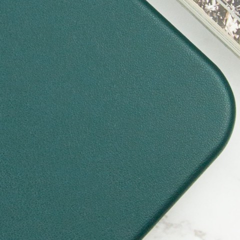 Шкіряний чохол Leather Case (AAA) with MagSafe and Animation для Apple iPhone 14 (6.1") Forest Green