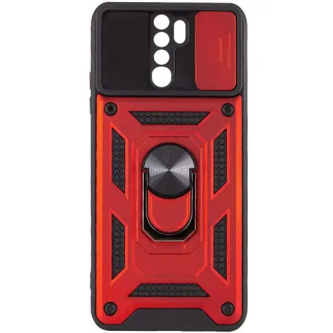 Чохол Ummi Camshield Serge Ring для Xiaomi Redmi Note 8 Pro Червоний
