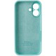 Чохол Silicone Case Full Camera Protective (AA) для Apple iPhone 16 Plus (6.7") Бірюзовий / Marine Green