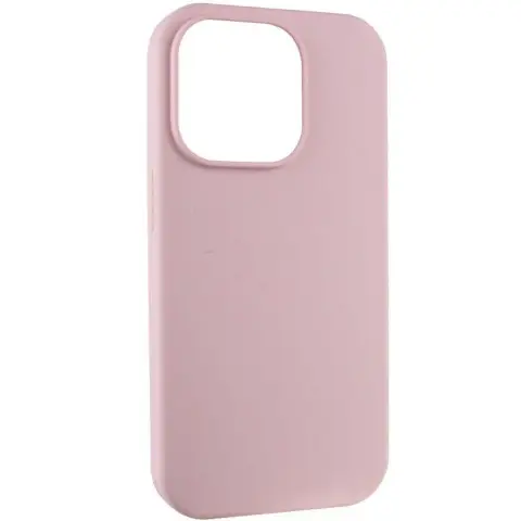 Чохол Silicone Case Full Protective (AA) NO LOGO для Apple iPhone 15 Pro (6.1") Рожевий / Chalk Pink
