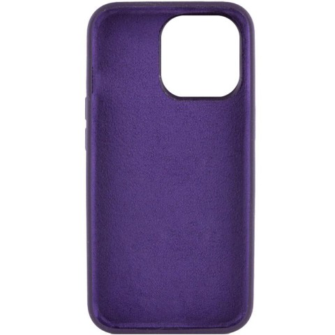 Чохол Silicone Case Full Protective (AA) NO LOGO для Apple iPhone 15 Pro (6.1") Фіолетовий / Elderberry