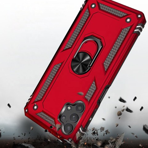Ударостійкий чохол Serge Ring for Magnet для Samsung Galaxy A13 4G Червоний