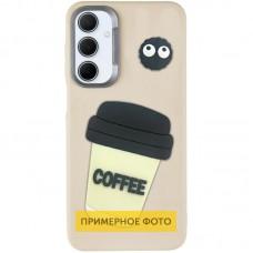 Чохол TPU Leather Toys для Xiaomi Redmi 14C / Redmi A4 / Poco C75 Coffee / Sand