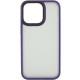 TPU+PC чохол Metal Buttons для Apple iPhone 12 Pro / 12 (6.1") Темно-фіолетовий