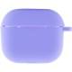 Силіконовий футляр для навушників AirPods 3 Бузковий / Dasheen