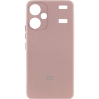 Чохол Silicone Cover Lakshmi Full Camera (AA) with logo для Xiaomi Redmi Note 13 Pro+ Рожевий / Pink Sand
