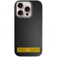 Чехол SGP PC+Leather with MagSafe для Apple iPhone 16 (6.1")