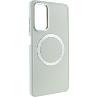 TPU чохол Bonbon Metal Style with MagSafe для Samsung Galaxy A25 5G Білий / White