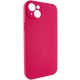 Чохол Silicone Case Full Camera Protective (AA) NO LOGO для Apple iPhone 14 (6.1") Червоний / Rose Red