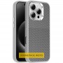 Чохол TPU+PC Carbon with MagSafe для Apple iPhone 16 (6.1") Grey