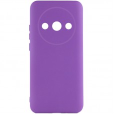 Чохол Silicone Cover Lakshmi Full Camera (AA) для Xiaomi Redmi A3 Фіолетовий / Purple