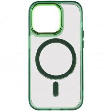 Чохол TPU Iris with MagSafe для Apple iPhone 13 Pro (6.1") Зелений