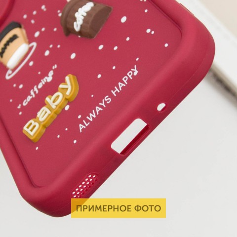 Чохол TPU Toys Case для Xiaomi Redmi Note 12 4G Red / Always Happy